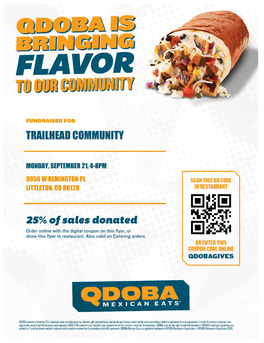 Featured image for “Trailhead Community Event with QDOBA”